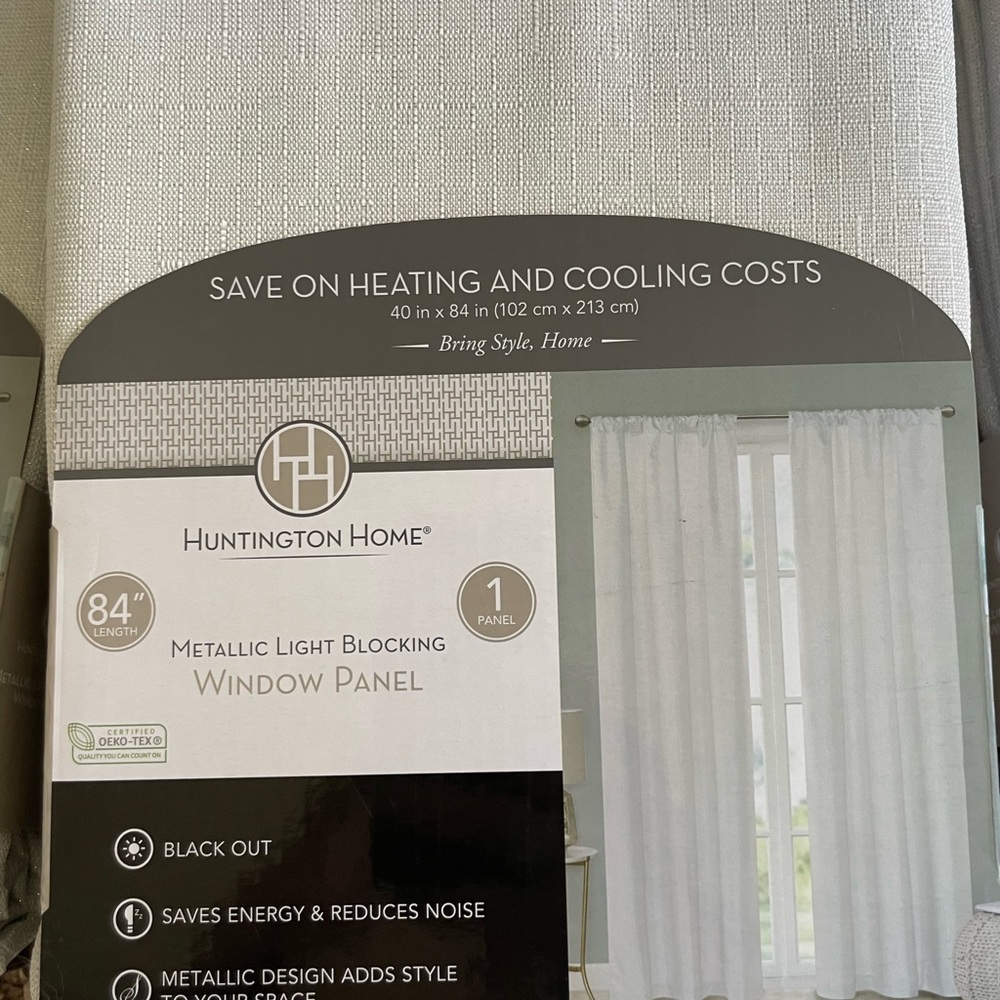 Curtains silver metallic. I went with different decor. Has shimmer